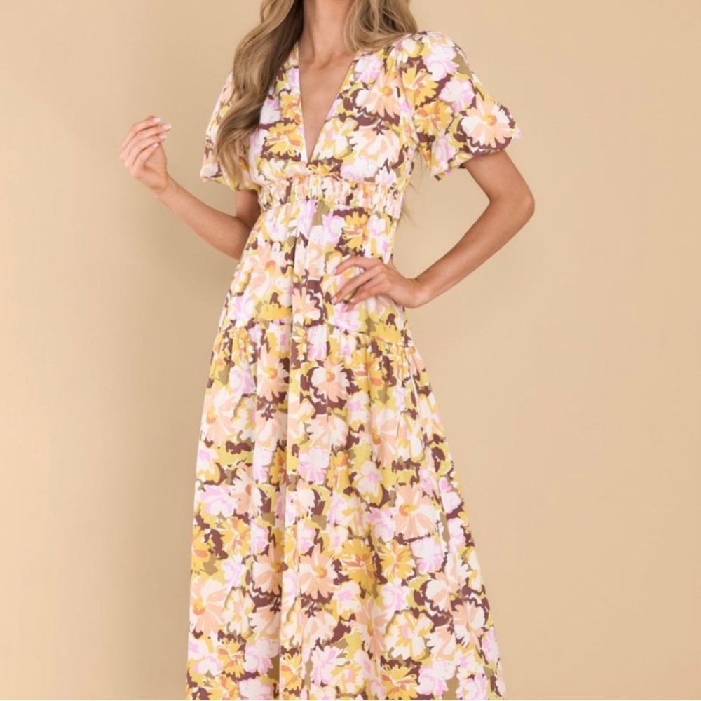 Minkpink floral maxi dress